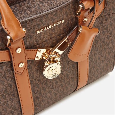 michael kors hamilton brown|michael kors nouveau hamilton.